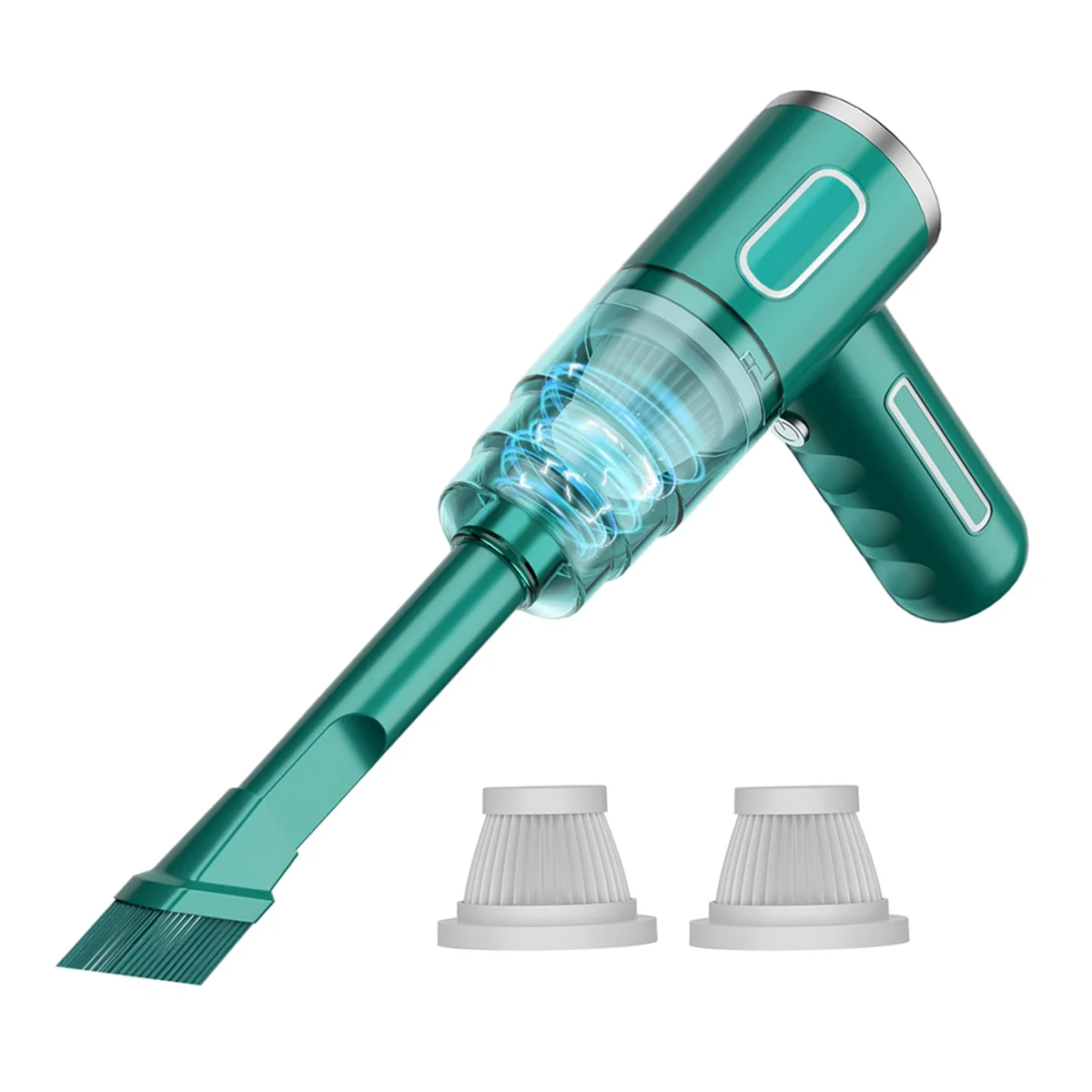 Cordless Vacuum Cleaner Small Handheld Home Rechargeable Portable Vacuum Cleaner Green