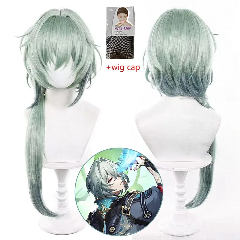 

Anaxagoras Cosplay Wig Game Honkai Star Rail Anaxa Uniform Wig Grove Of Epiphany Amphoreus Hallowen Wigs for Women Men
