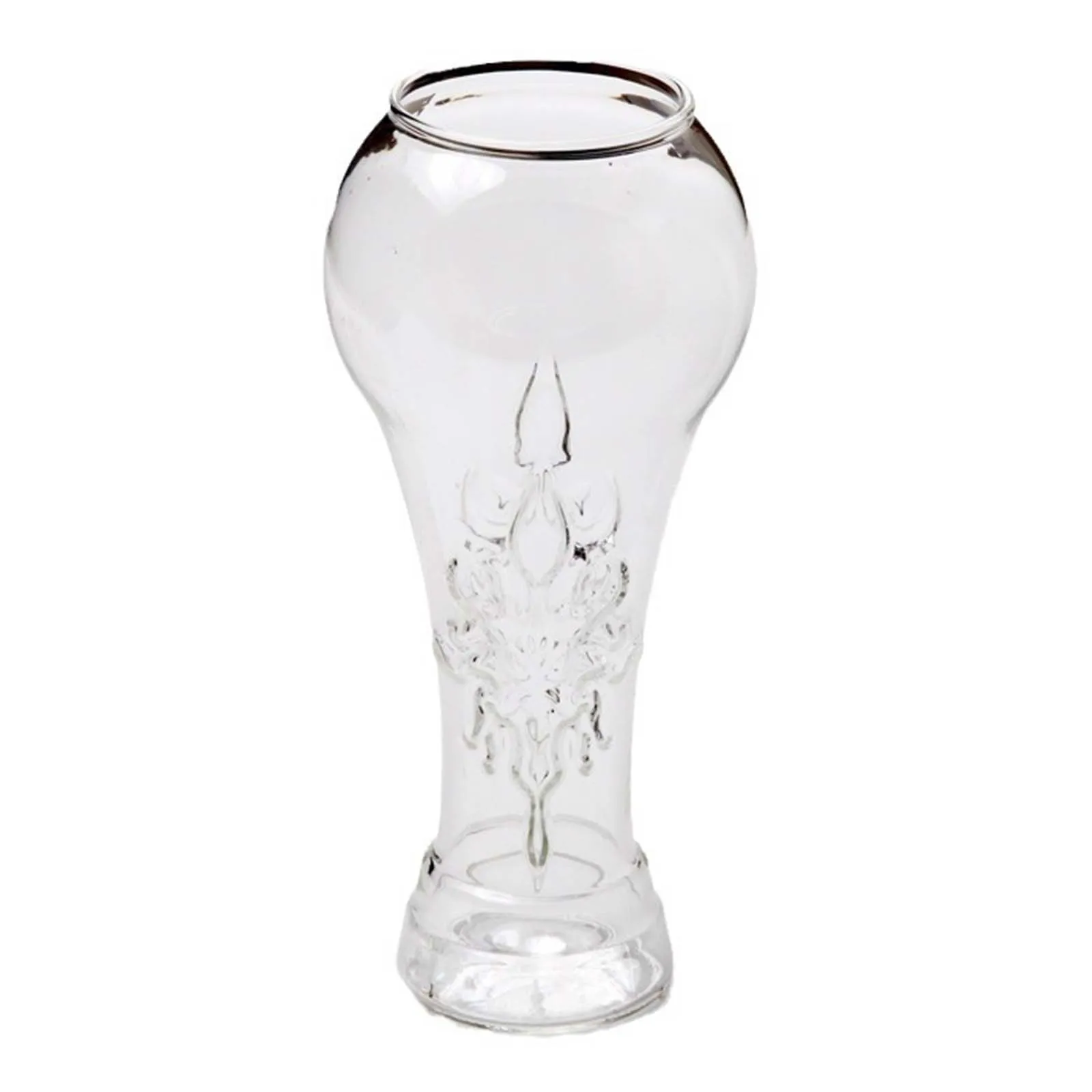Trophy Shaped Beer Mug Collectors Item Soccer Themed Beer Glass Drinking Cups for Game Day Parties Man Cave & Football Fan Gifts