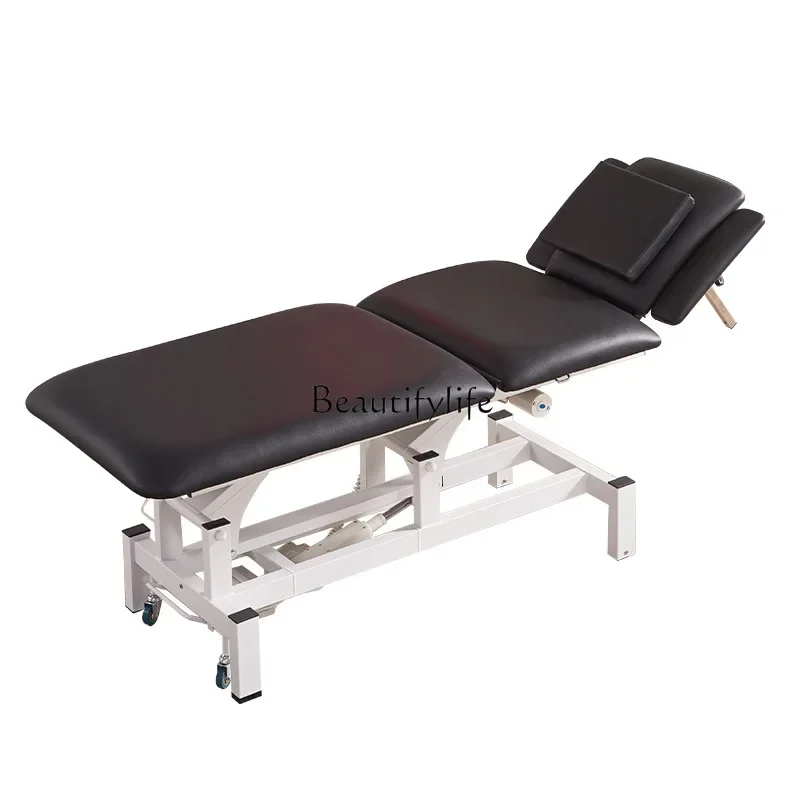 

FG17Electric solid wood latex beauty bed High-grade eyelash tattoo massage massage massage bed with holes