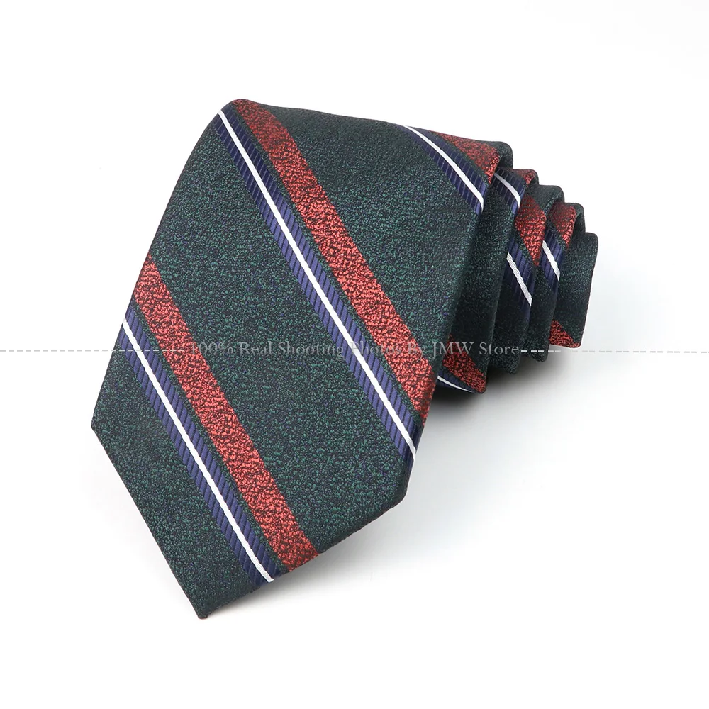 New Men\'s 8cm Classic Luxury Tie Striped Paisley Plaid Jacquard Necktie For Business Wedding Groom Prom Daily Wear Accessory