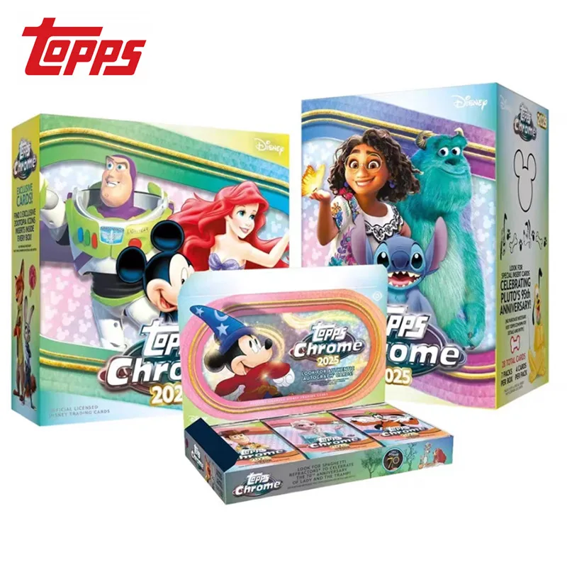 2025 Topps Chrome Disney - Mega Box Sealed Case Mickey Esa Simba Collection