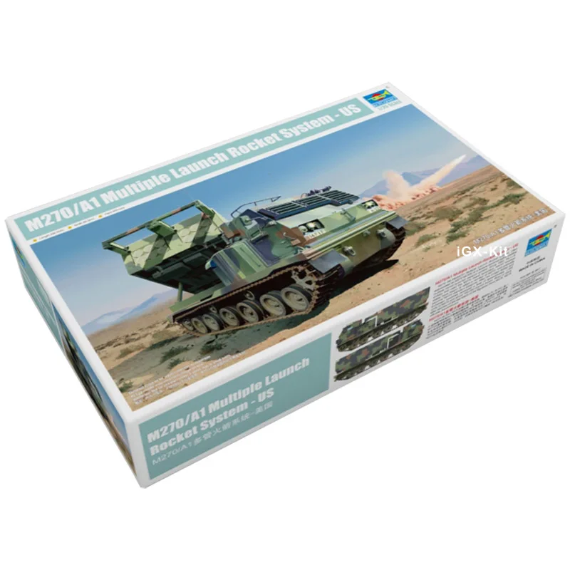 Trumpeter 01049 1/35 US M270 A1 Multiple Launch Rocket System Military Vehicle Gift Toy Plastic Assembly Building Model Kit