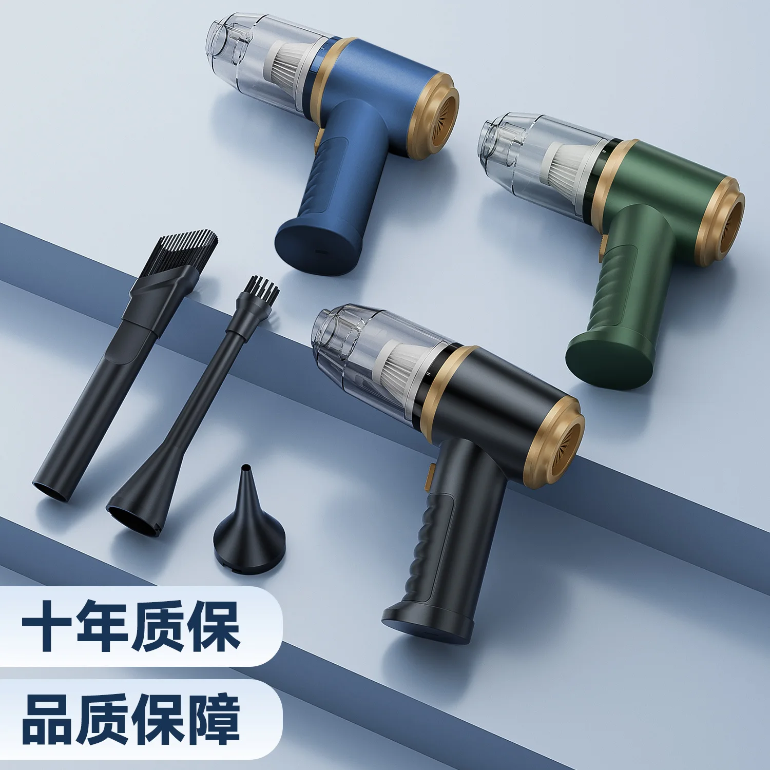 

Suitable forSmall car vacuum cleaner, handheld suction and blowing integrated wireless, super strong suction, portable, dual-pur