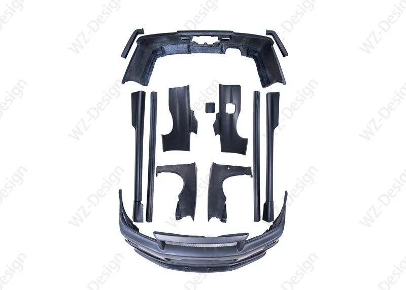 Carbon Fiber Face Ztune Style Body Kit Fit For 1999-2002 Skyline R34 GTT 2D GTR Conversion Aero Set