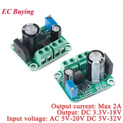 2A AC-DC Step-down Buck Converter Adjustable Power Supply Module AC 5-20V DC 5-32V Output 3.3-18V Regulated Rectifier Filter