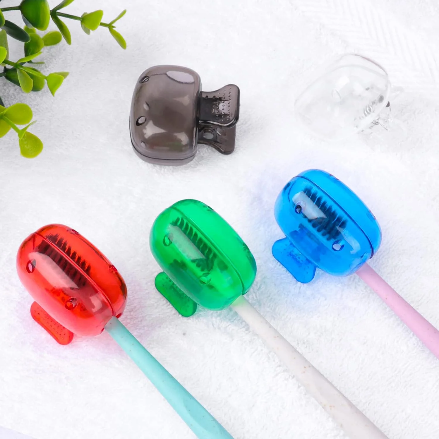 

5/10pcs Toothbrush Head Cover Clips Portable Toothbrush Protector Cap Travel Camping Dustproof Covers Bathroom Accessories