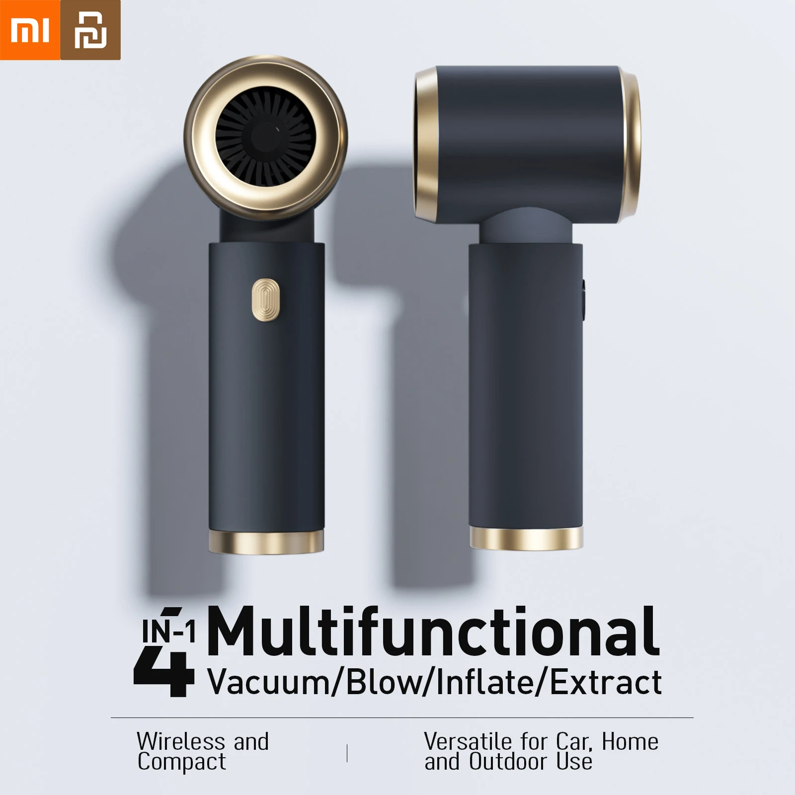 Xiaomi Youpin Car Vacuum Cleaner Strong Suction Charge Dual-Purpose Cordless Wireless Handheld Mini Blower For Home Appliance