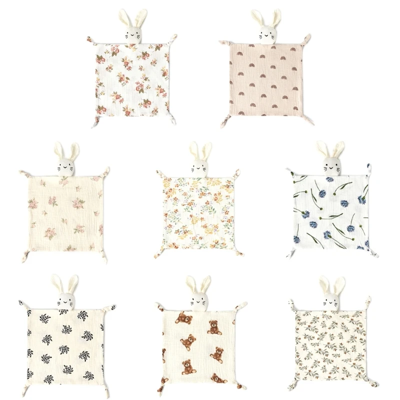 Rabbit Snuggle Toy Baby Soft Sleeping Cotton Blanket Sleep Toy
