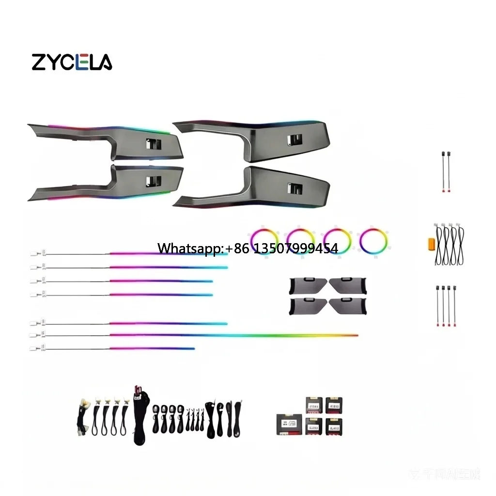 forNew  for 2026 RAV4 WILDLANDER 12V LED Automotive Ambient Lighting Upgrade Fitment Colorful Dynamic