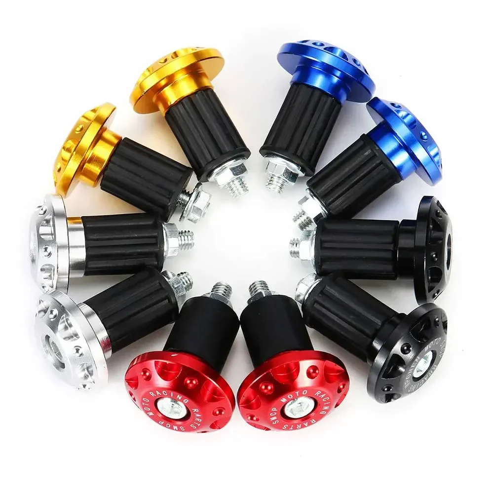 22mm CNC Metal Handlebar Counterweight Plug Slider Motor Bike Grips Dirt Motorcycle Handle Bar Ends Grips Moto Bike Accessories image 2