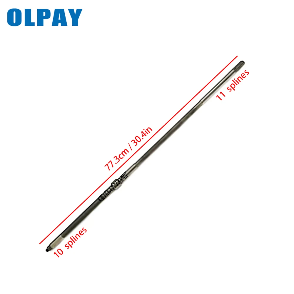 

6B4-45501-10 Driver Shaft Long For Yamaha 9.9HP 15HP 2 stroke 15D Outboard Engine, Boat Motor Aftermarket Parts 6B4-45501