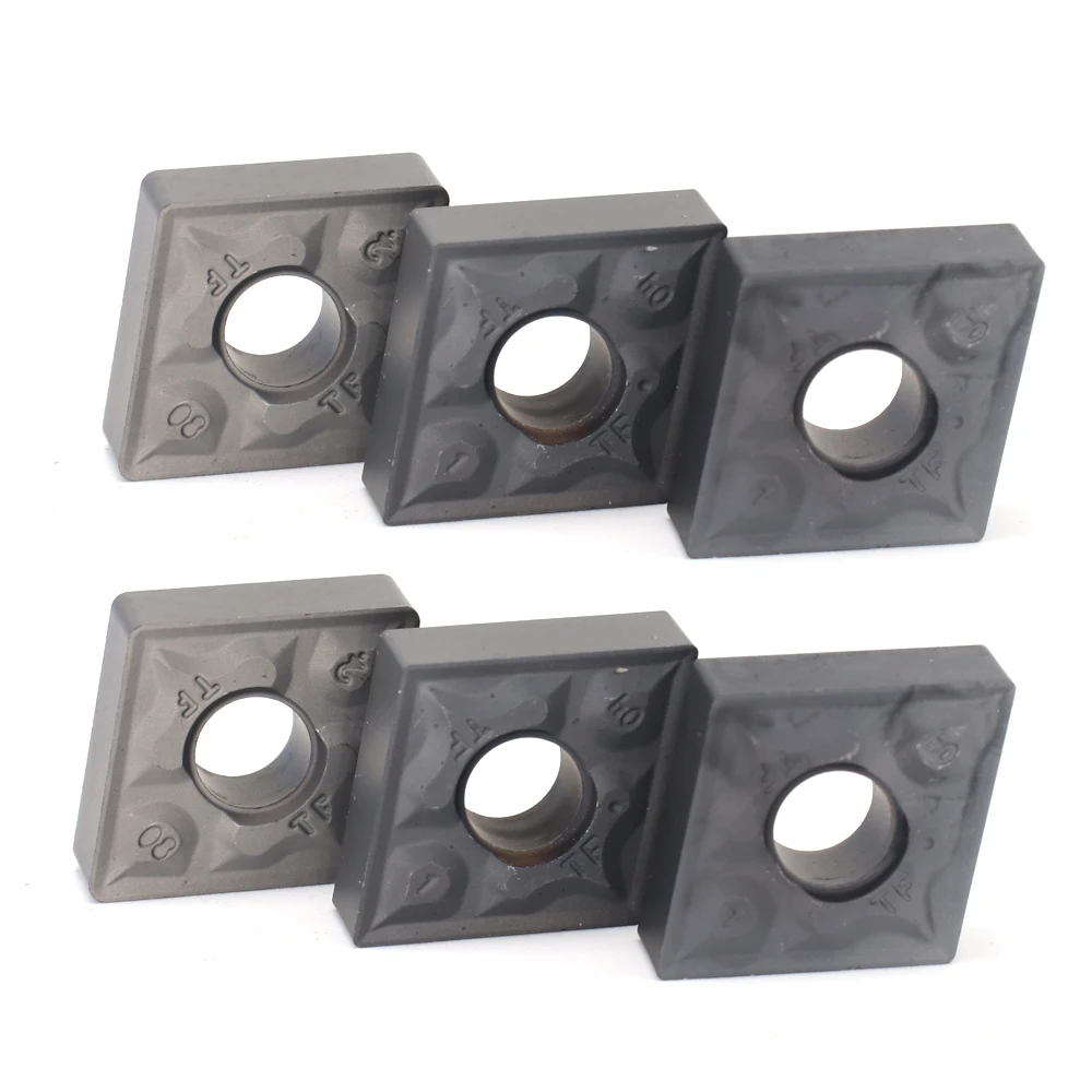 10PCS CNMG120404 / CNMG120408 TF IC907 / IC908 초경 인서트 스테인레스 스틸 가공 선반 도구 CNC 선반 도구