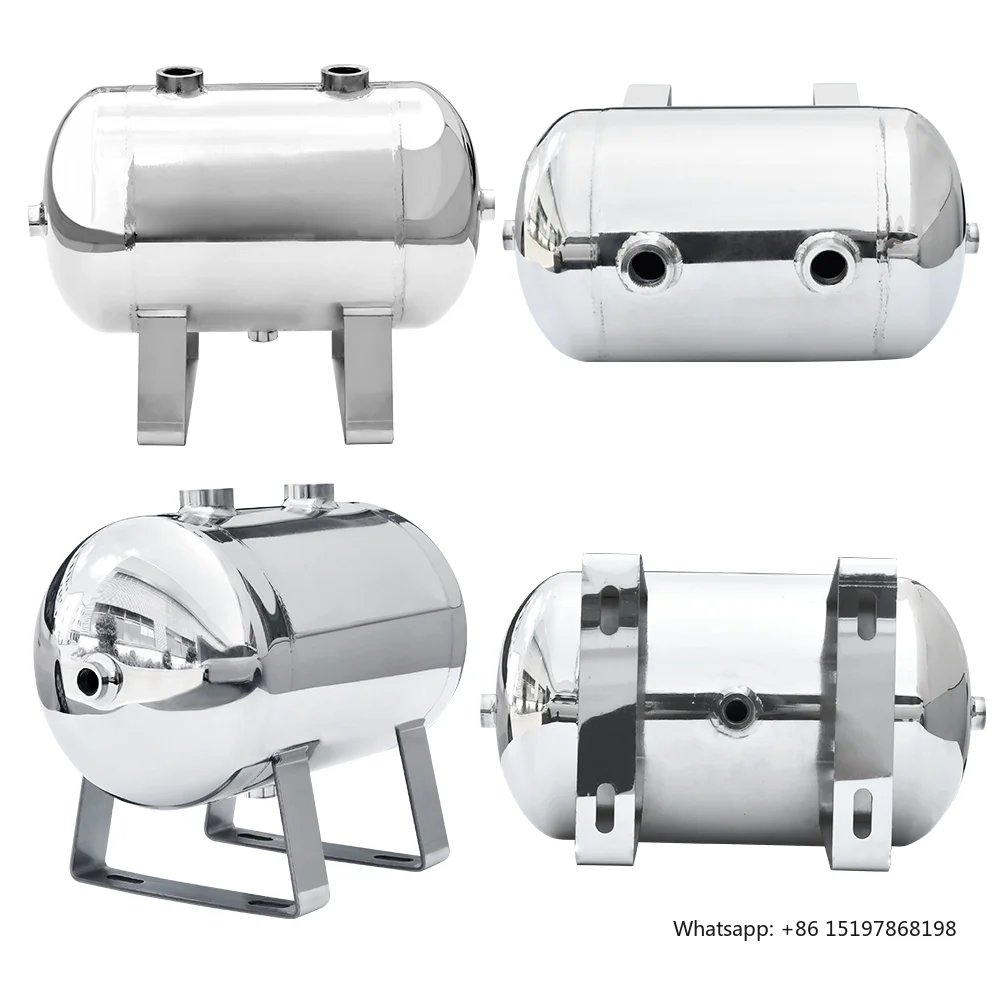 Lucky Chance Factory Direct 5L Horizontal Stainless Steel Air Tank for Air Storage Can Bring You Luck and Happiness