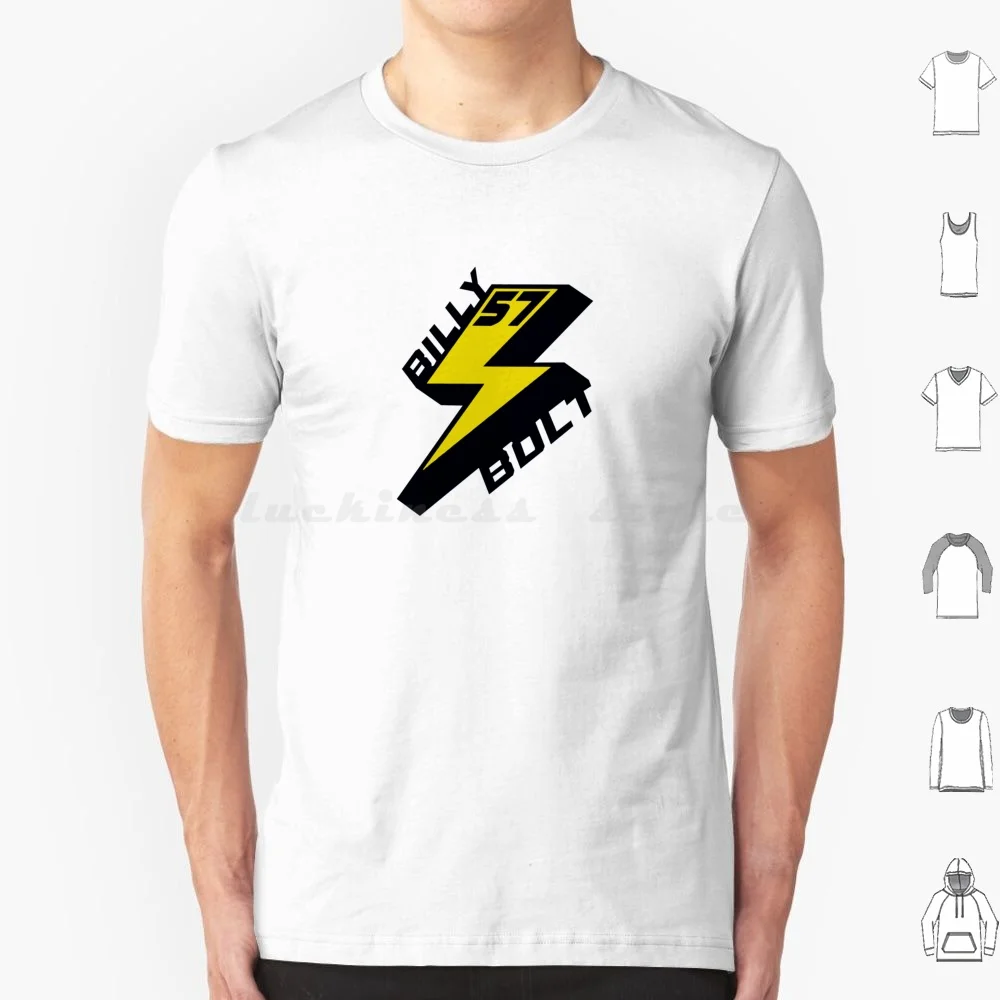 Billy Bolt Merch Lighting Bolt T Shirt Cotton Men Women DIY Print Billy Bolt Lighting Bolt