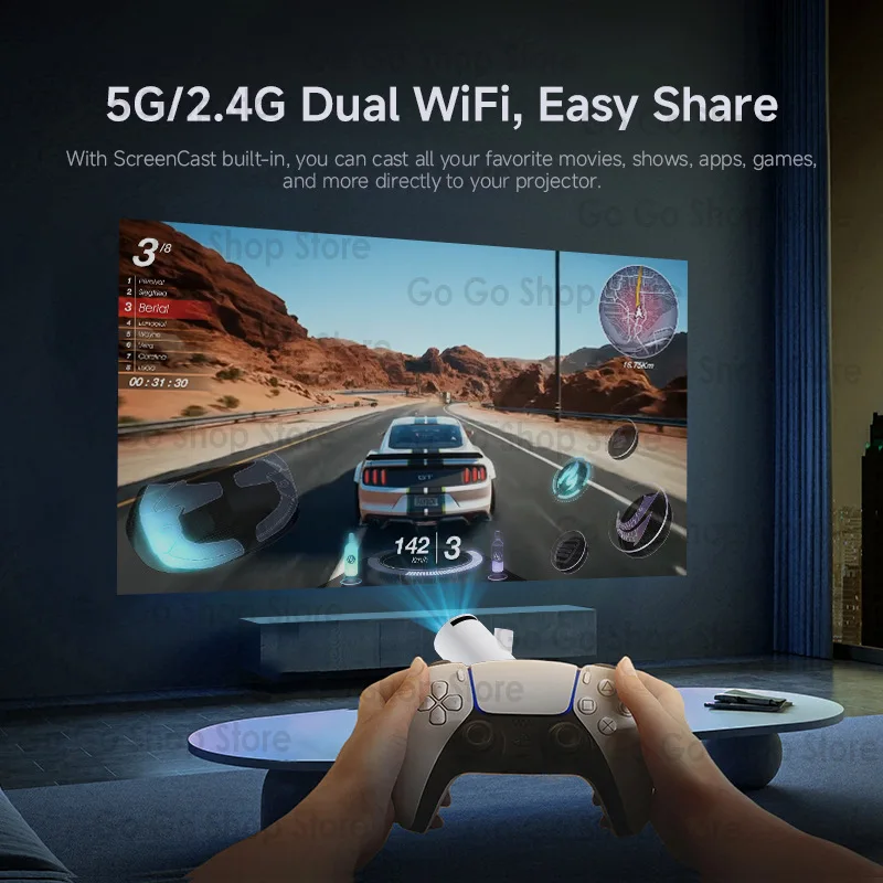 High definition smart home wall projection Android projector