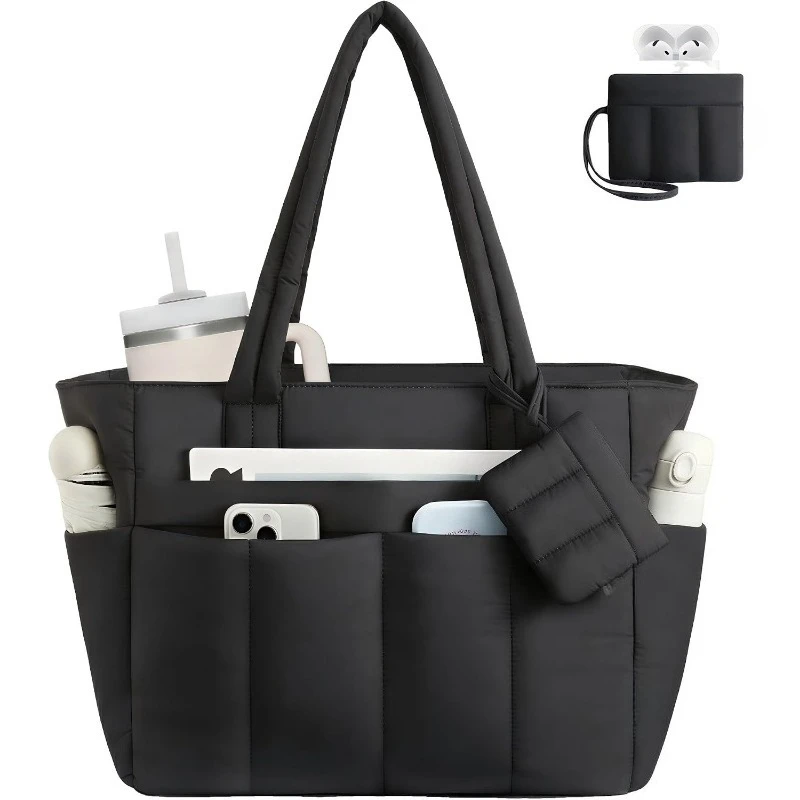 15.6-inch Tote Bag, Commuter Handbag, Suitable for Teachers, Nurses, and Office Use