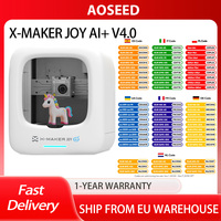 AOSEED X-MAKER JOY AI+ V4.0 3D Printer for Kids, 120x120x120mm Build Volume, 260℃ Nozzle Temperature, 300mm/s Print Speed