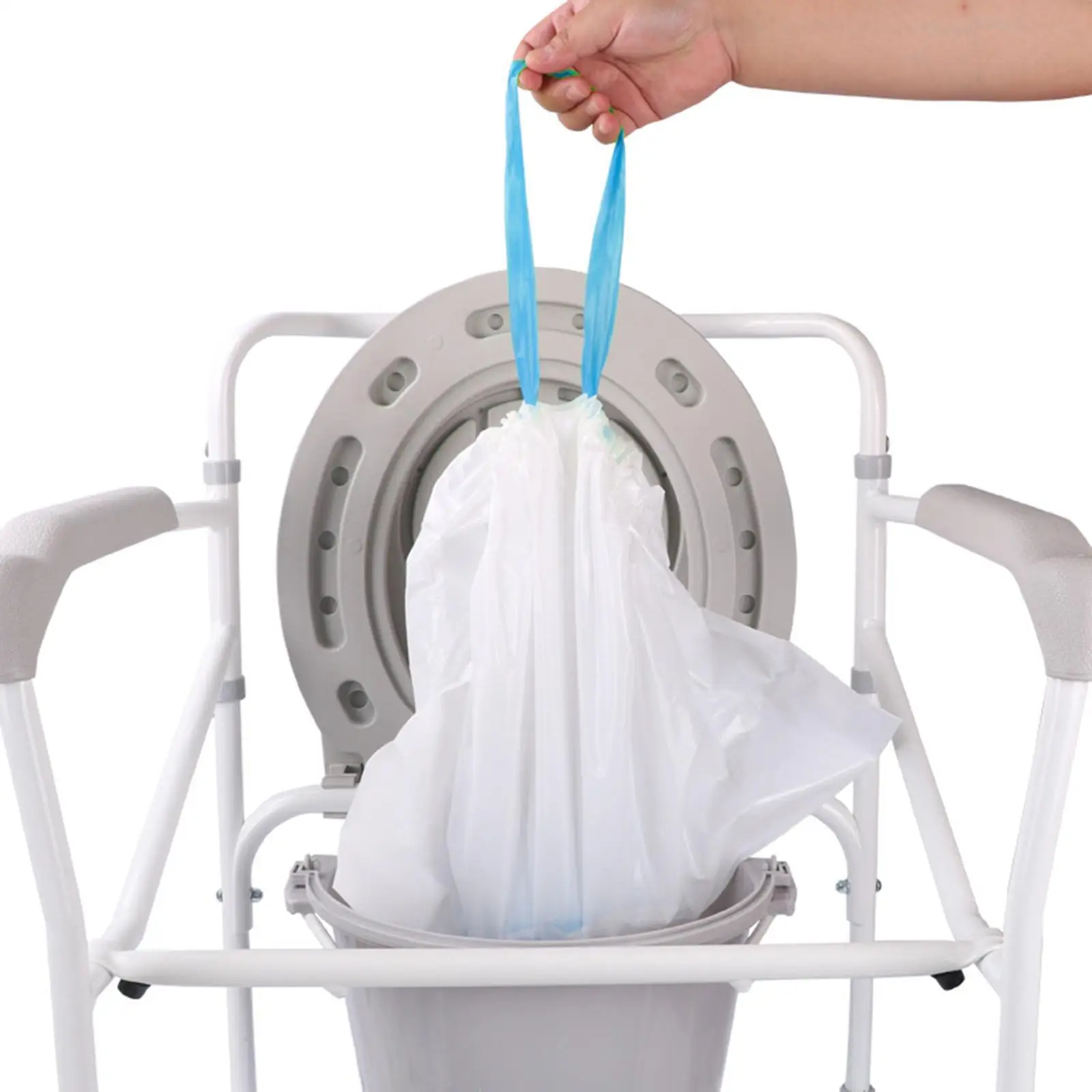 Commode Liners Toilet Seat Bags Universal Commode Chair for Elderly Camping