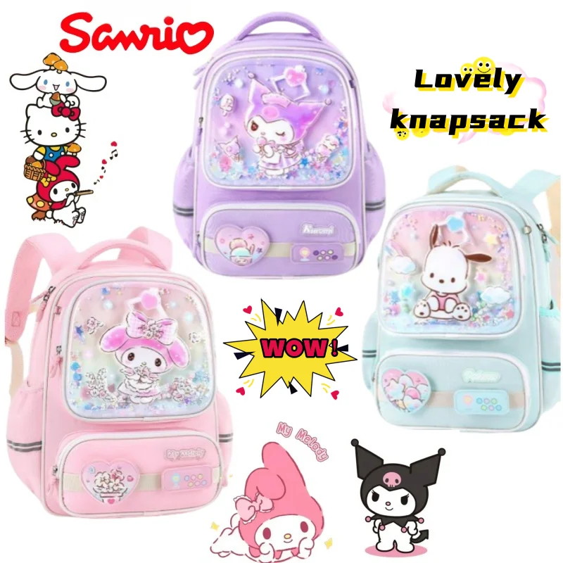 

Sanrio My Melody Pochacco Creative Cartoon Backpack Convenient waterproof school bag for kindergarten elementary school students
