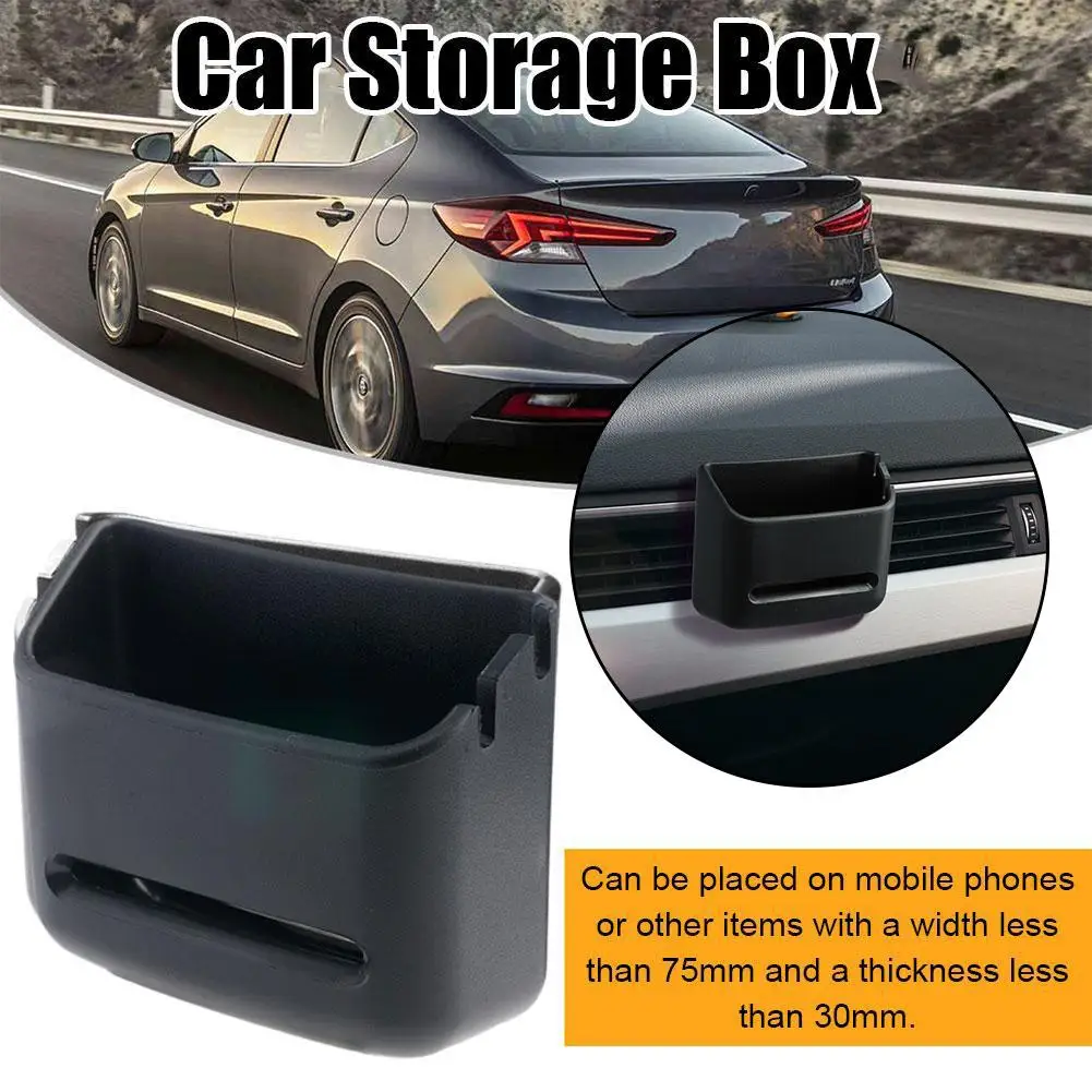 

Universally Car Storage Box For Coin Card Phone Holder Auto Interior Sundries Bracket Soft PVC Car Organizer Box Accessorie H1S4