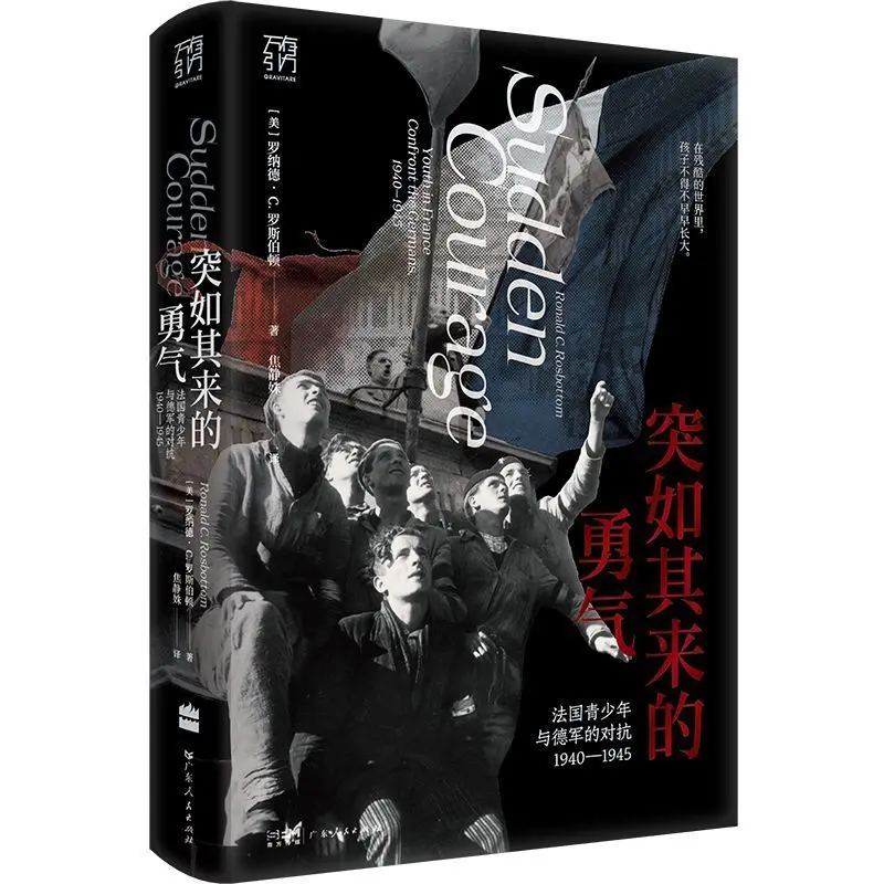 Obrázek 5: A náhlý courage: francouzský teenagers' confrontation s  Němec armáda vášnivý a realistický novels kniha
