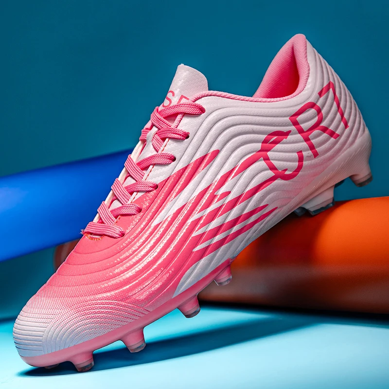 

New Men Training Football Boots Unisex Grass Soccer Shoes Soft Ultralight Breathable Professional Sport Cleats Match Sneakers