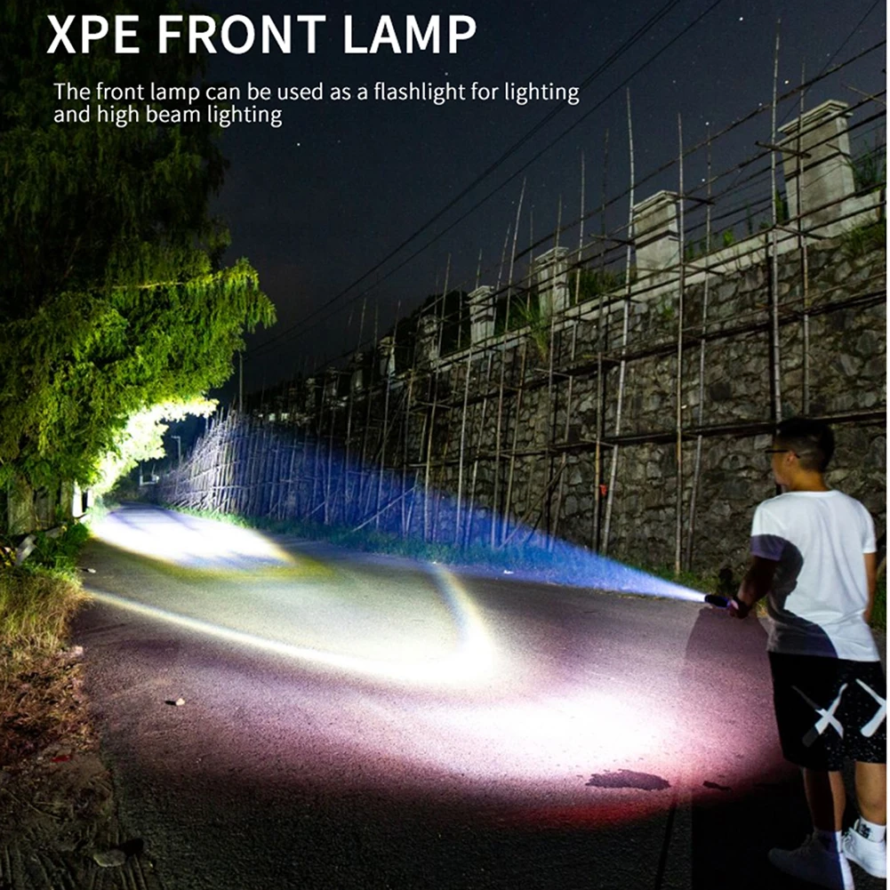 COB Emergency Floodlight USB Rechargeable XPE LED Flashlight IPX4 Waterproof Adjustable Adventure Hiking Outdoor Supplies