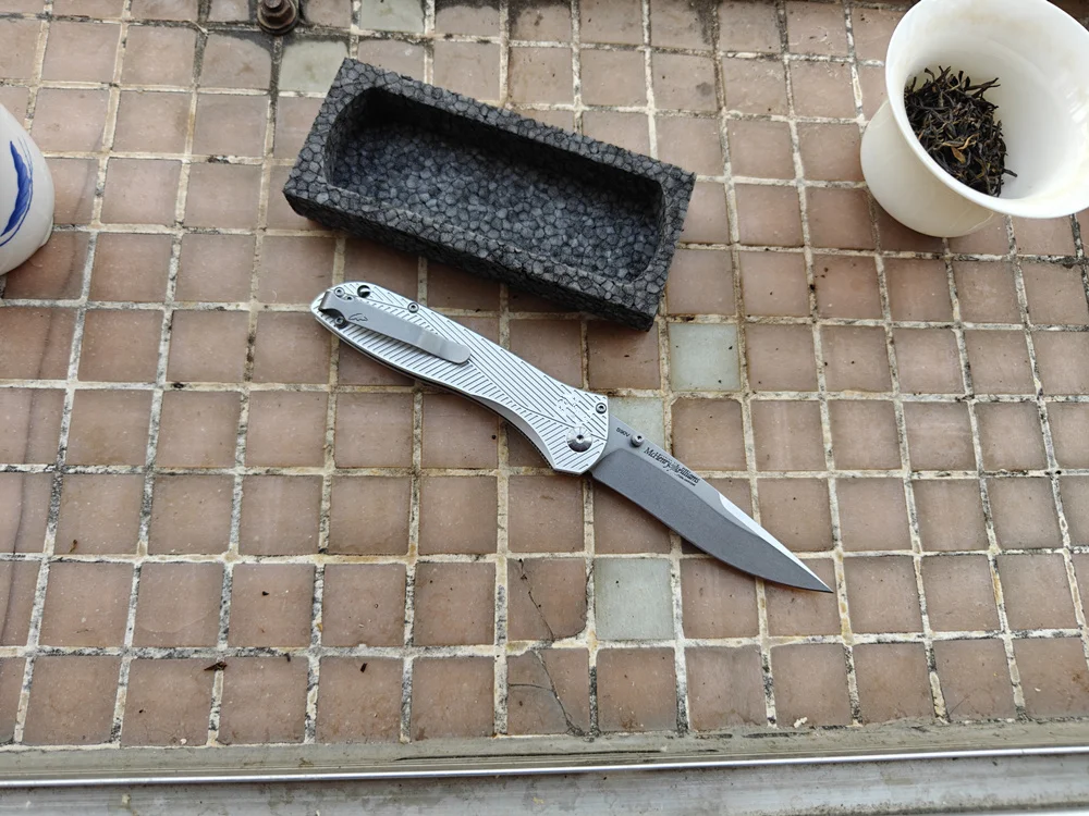 SIEVE TEN 710 cuchillo EDC S90V con mango de aluminio