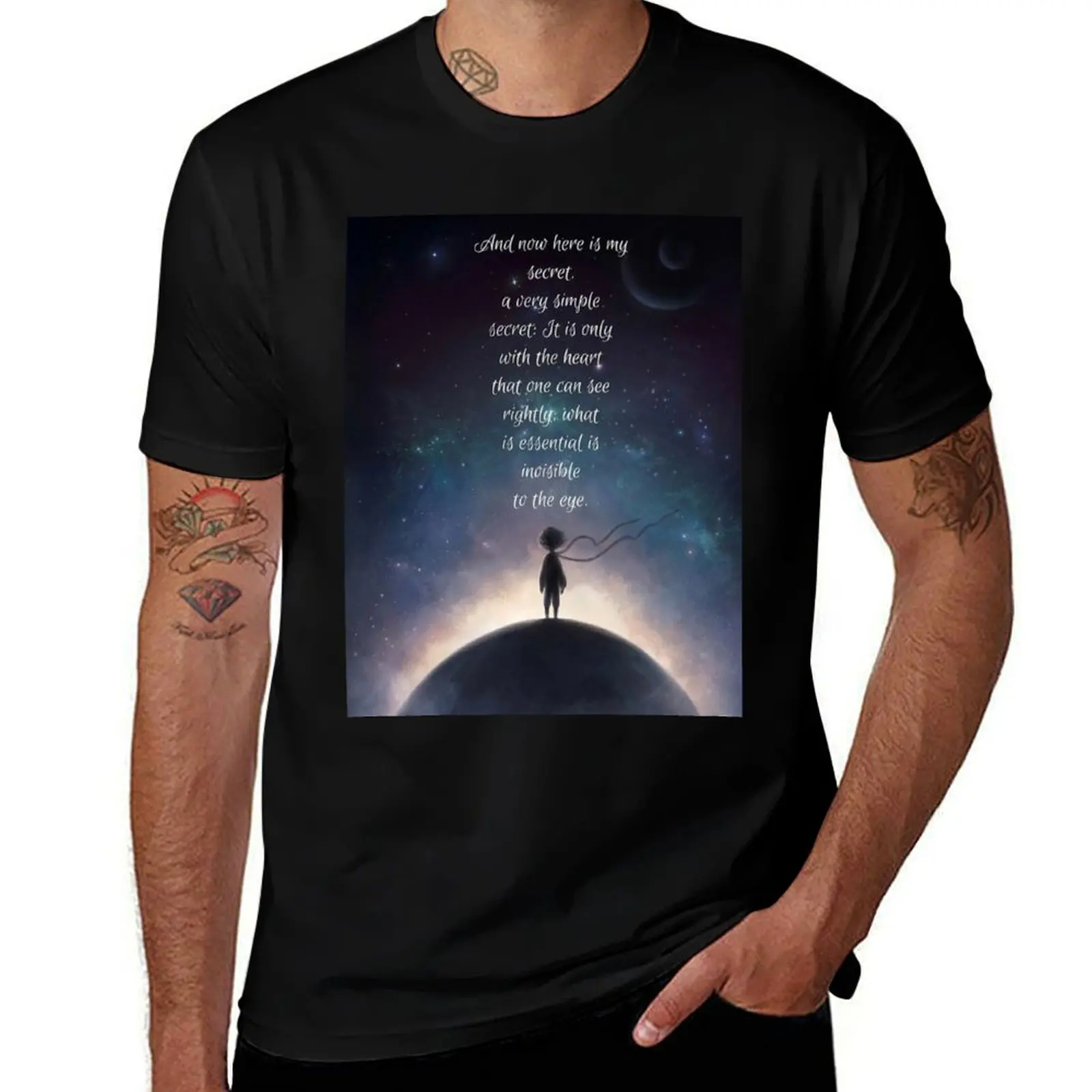 

The Little Prince T-Shirt men t shirt cotton 100% printed t shirts for man man t shirts cotton T-shirt
