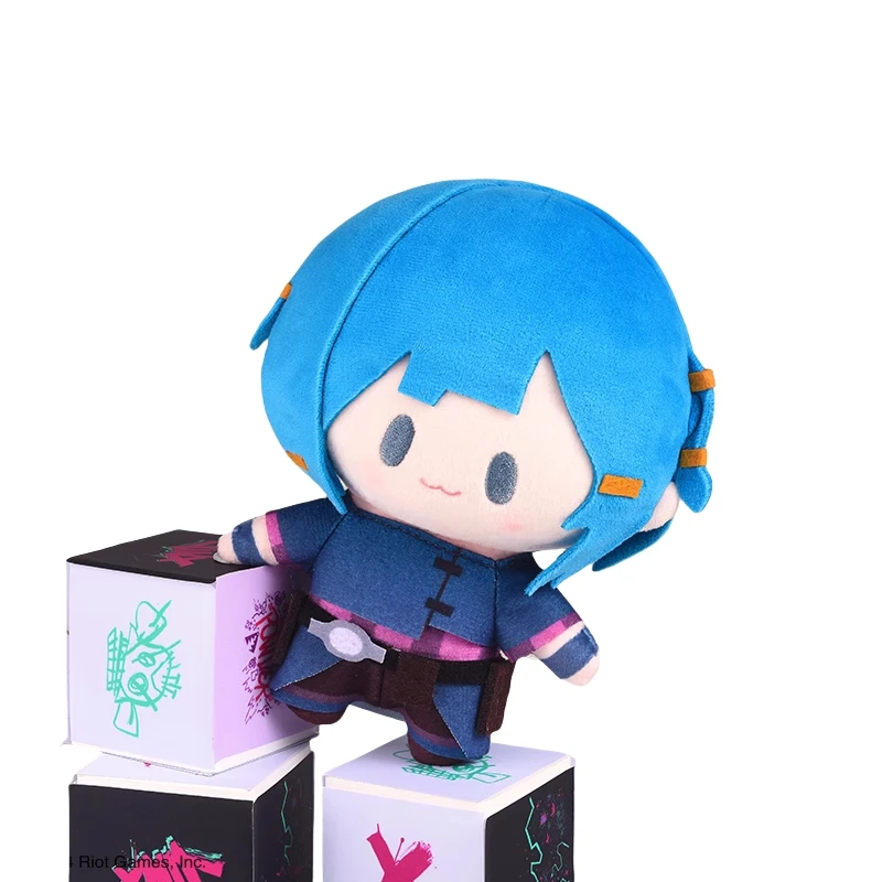 15Cm Lol League of Legends Bilibiligoods Arcane Season 2 Jinx Short Plush Stuffed Doll Pillow Action Figure Model Kid Toys Gift