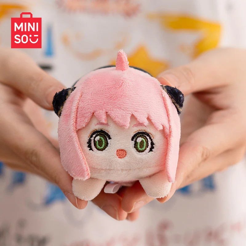 Miniso Spy×Family Series-Aniya Songsong Pendant School Uniform Nightcap Doll Doll Keychain Bag Pendant Decorative Figure