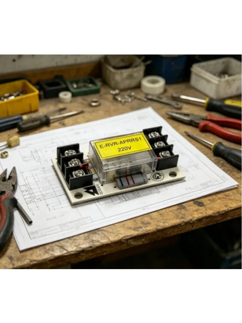 E-RVR-APRRS1 Reverse Phase Protector 220V Phase Sequence Relay for Cold Machine Control Panel