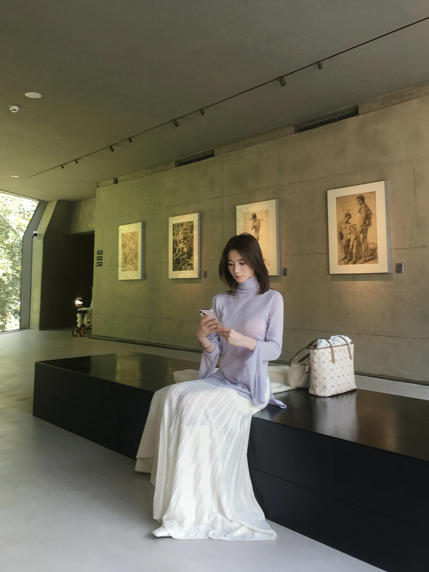 

Cunblvd Camere Long Sve Knitted Top Women's Slim Fit High Collar Base irt Translucent Full Wool Casual Faion