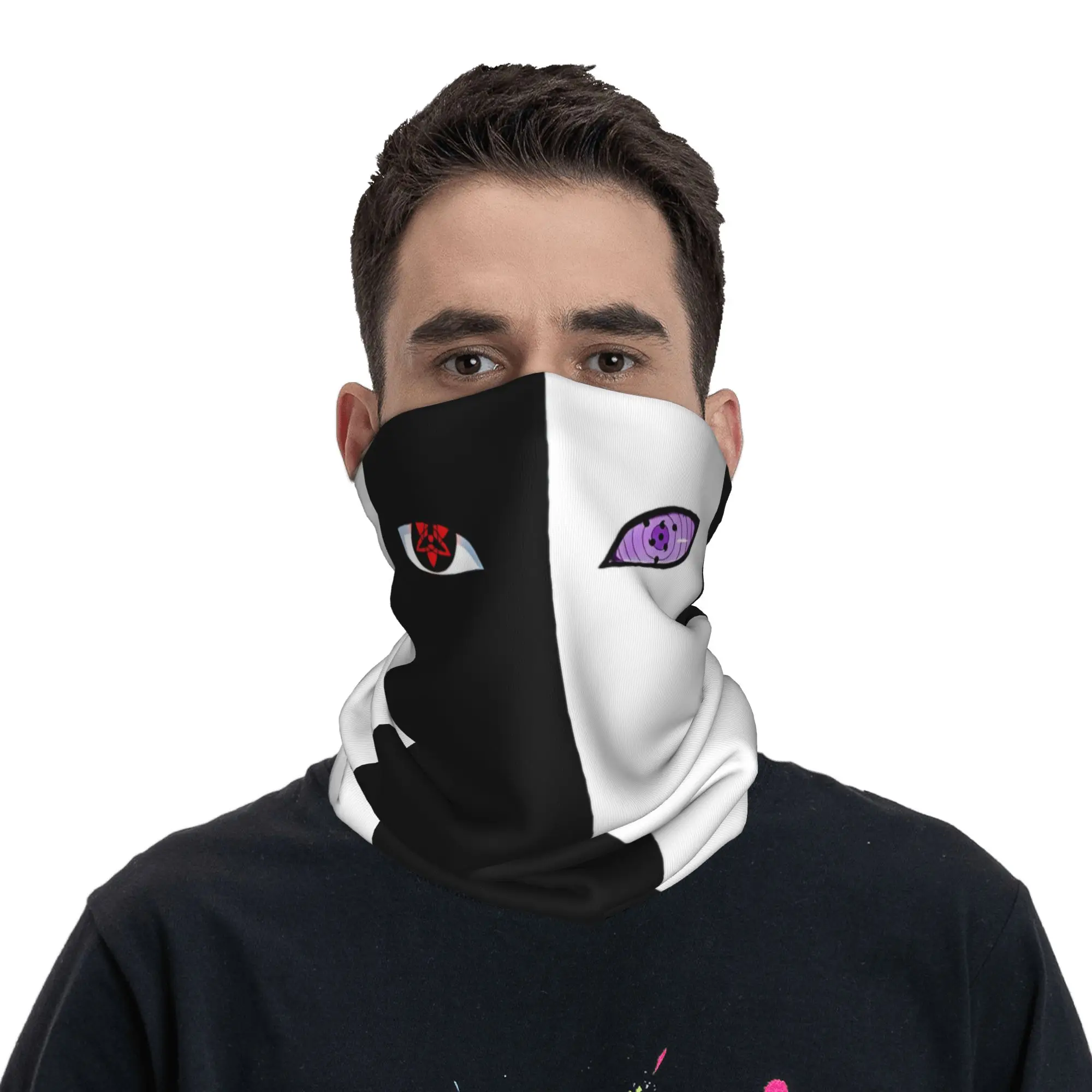 

Аниме Наруто Шаринган глаза бандана зимняя утеплитель для шеи мужской ветрозащитный шарф для лица для пеших прогулок гетры повязка на голову