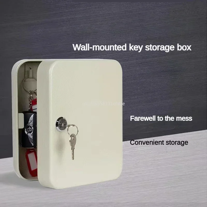 Imagem -03 - Metal Wall Mounted Multi Key Storage Box Classificação Chave do Carro Adequado para Home Office Loja de Fábrica Mini Cofre