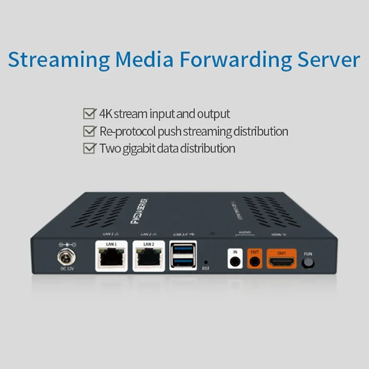 LIVE RTMP HLS RTSP UDP Output 200 channels Video Stream  Solution Encoder HD to RTSP Streaming Media Server