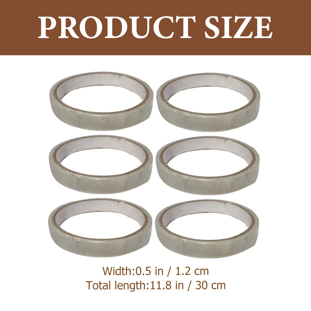 6 قطعة توهج لزجة الكرة أشرطة الضغط لاصق الإجهاد الإغاثة الشريط للأطفال اليد التنسيق العين لتقوم بها بنفسك لزجة الكرة الشريط