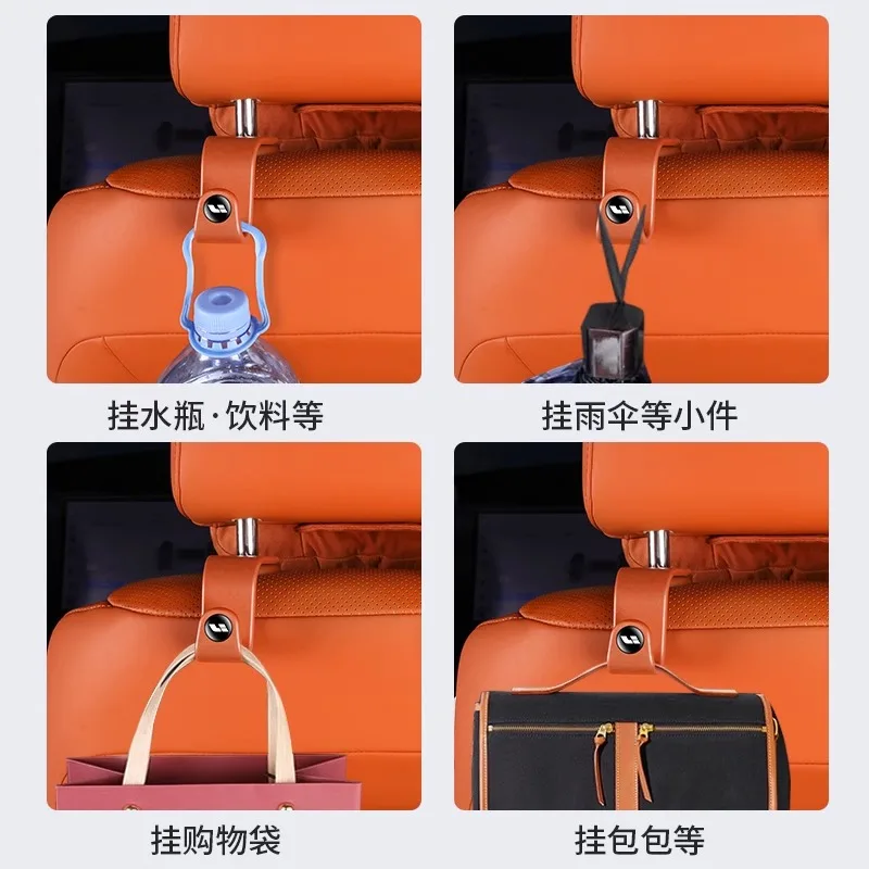 For LiXiang L8 L9 L7 ABS Car Seat Back Multifunctional Hook Rear Storage