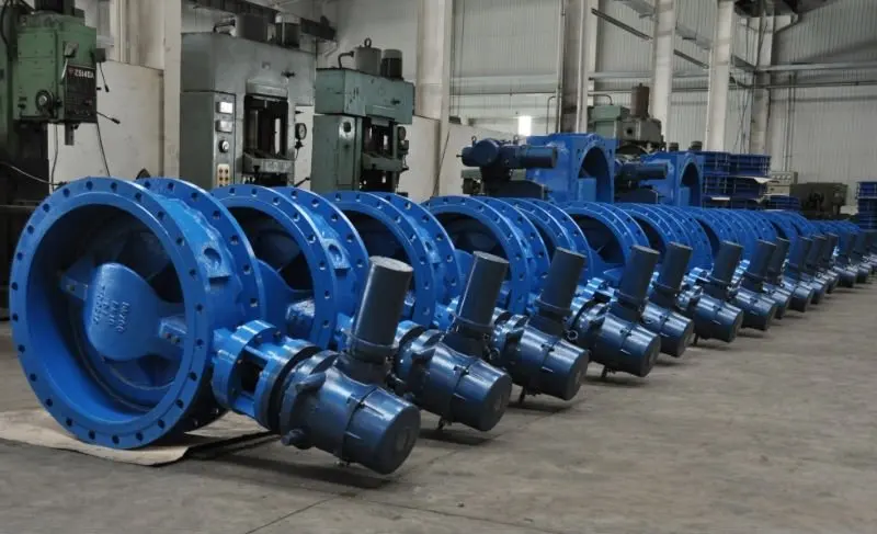 DN600 PN10 صمام الفراشة الكهربائية