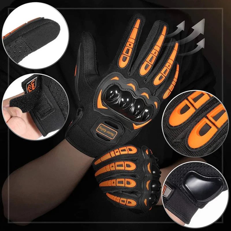 

Summer Motorcycle Motocross Gloves Full Finger Motorbiker Gloves Bike Racing Cycling Waterproof Protection Luvas Men Women