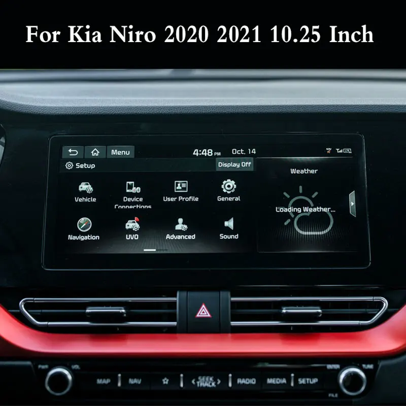 

Пленка из закаленного стекла для Kia Niro 2020, 2021, 10,25 дюйма, автомобильная навигация, сенсорный экран, протектор, автомобильные аксессуары для интерьера