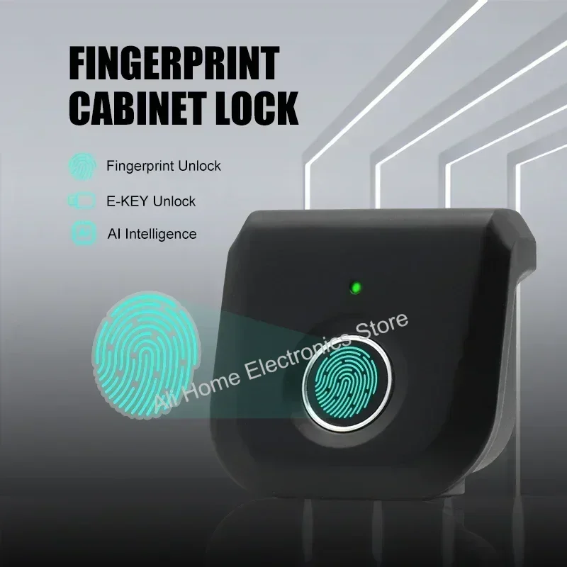 Smart Home Fingerprint Cabinet Lock Tuya Smart Lock Biometric Fingerprint Lock Drawer Cabinet Locks fechadura eletronica