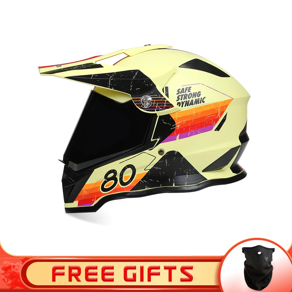 

DOT ECE Approvaed Full Face Helmet Downhill ATV MTB DH Off Road Cascos Motocross Dirty Bike Motocross Racing Capacete Casque