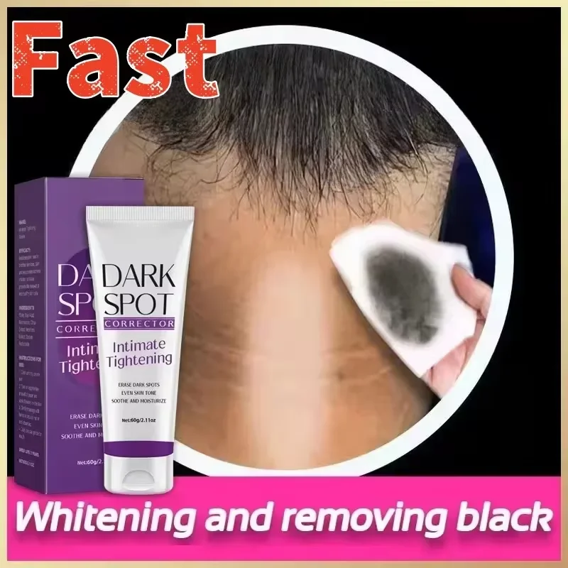 Crema blanqueadora rápida para eliminar la melanina, crema iluminadora de la piel oscura, axilas, muslos internos, codos, blanqueadora de