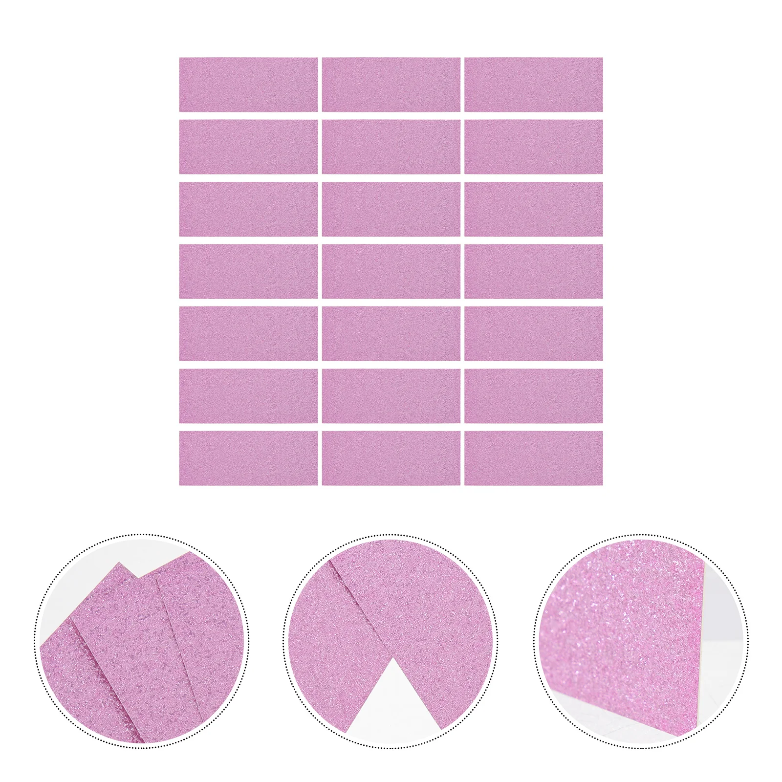 

50Pcs Eyelash Box Bottom Cards Thickened Holographic Glitter Paper Lash Case Display Internal Background Paper for Eyelash