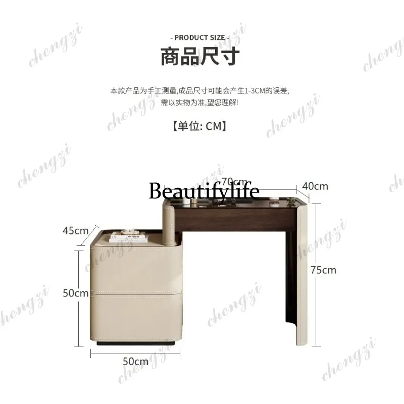 K182 Modern luxury home dresser minimalist modern bedroom chest of drawers dressing table vanity makeup desk Toiletries furnitur