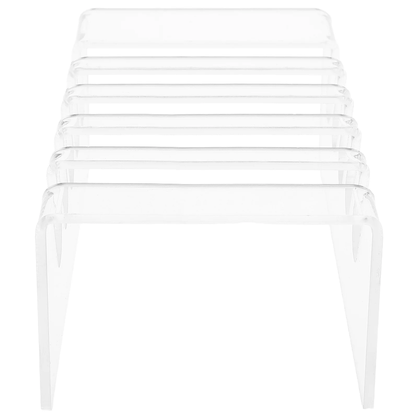 

Acrylic Cell Phone Holder Desk Transparent Display Stand Office Meeting Room Desktop Organizer Mobile Phone Display Stand