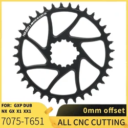 PASS QUEST 0mm offset Narrow Wide Chainring for DUB G X XX1 mountain bike crank  30-44T round