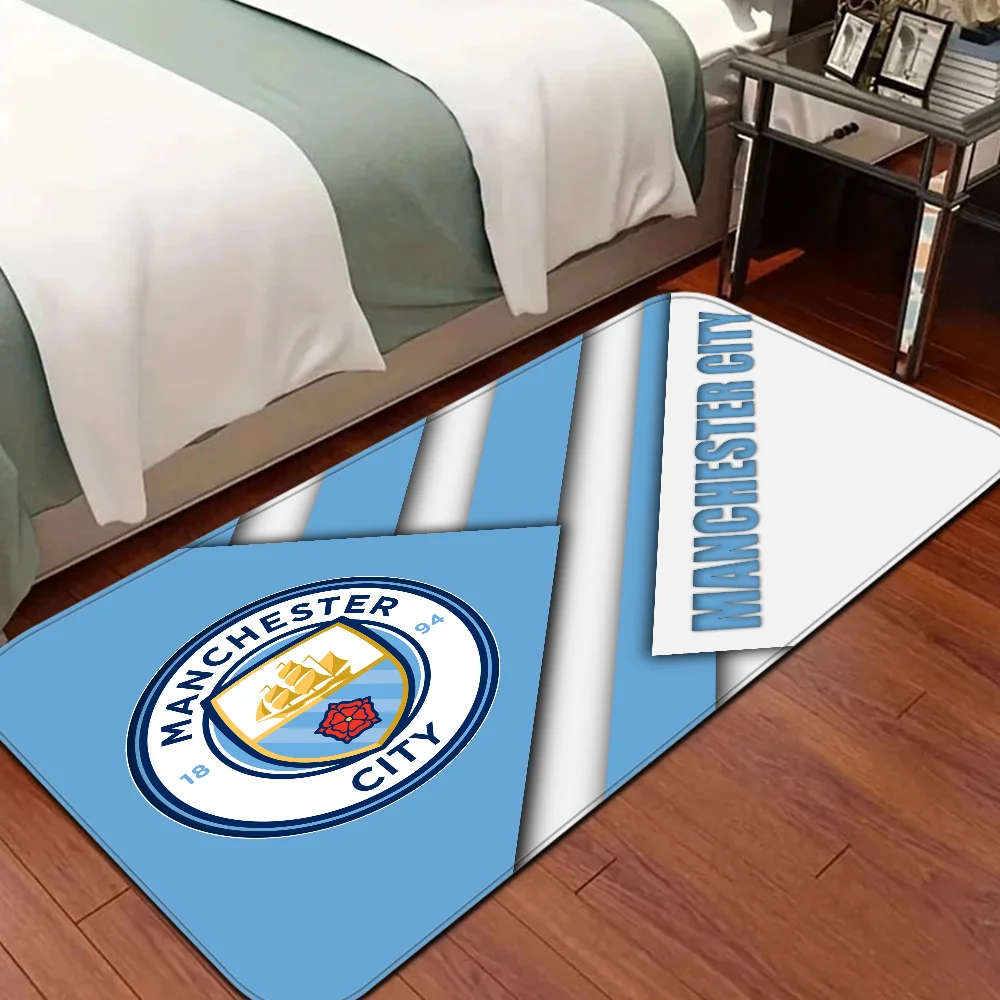 Manchester City Fc Floor Mat INS Style Soft Bedroom Floor House Laundry Room Mat Anti-skid Household Carpets